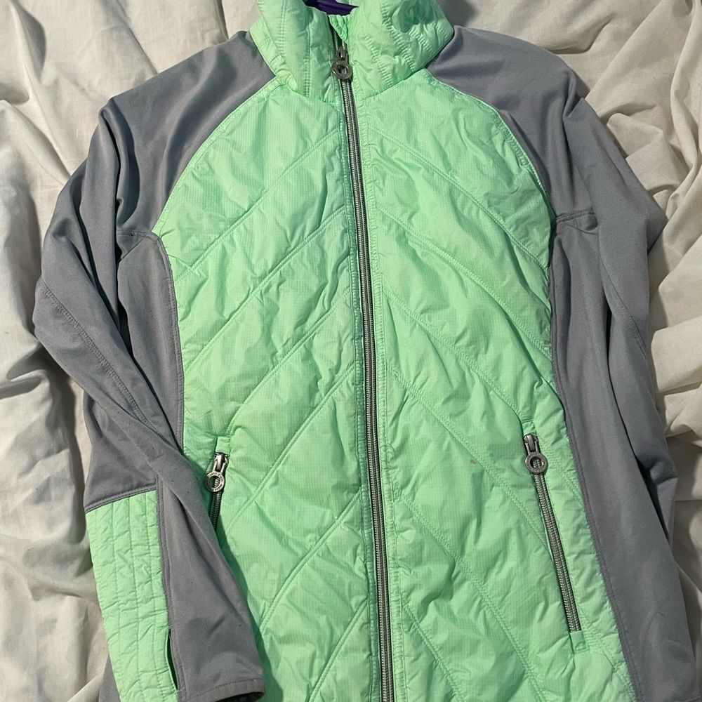 Calvin Klein Performance Light Green Quilted Jacket S